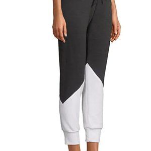 Aviator Nation Glider Sweatpants Black and White